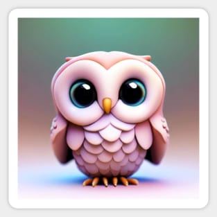 Cute owl Sticker